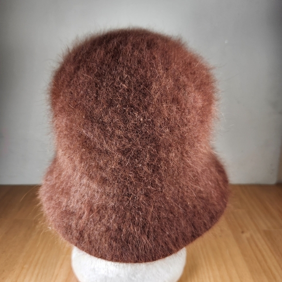 Red Dragon Hat Brown 100% Angora Soft One Size Outdoor Winter - Picture 6 of 8